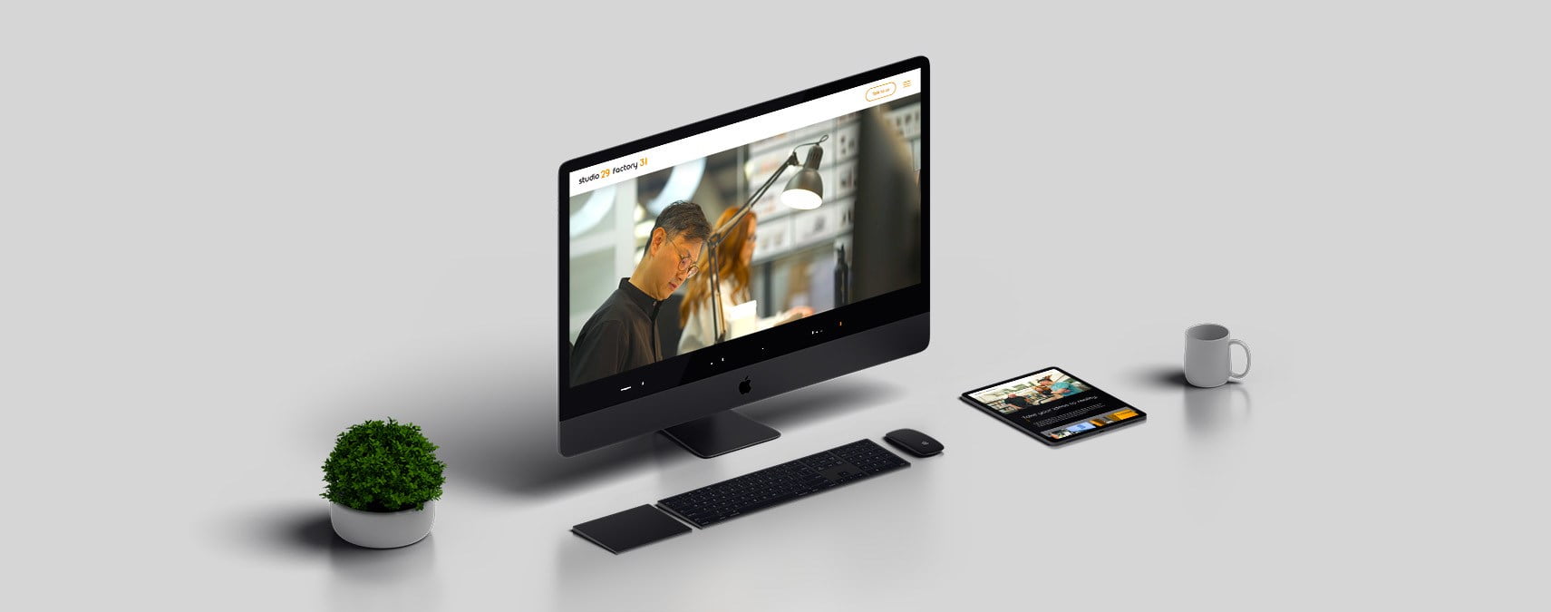 Website header video production 0