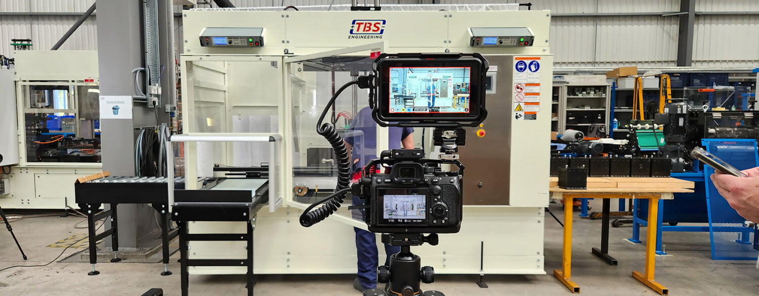 Industrial manufacturing filming